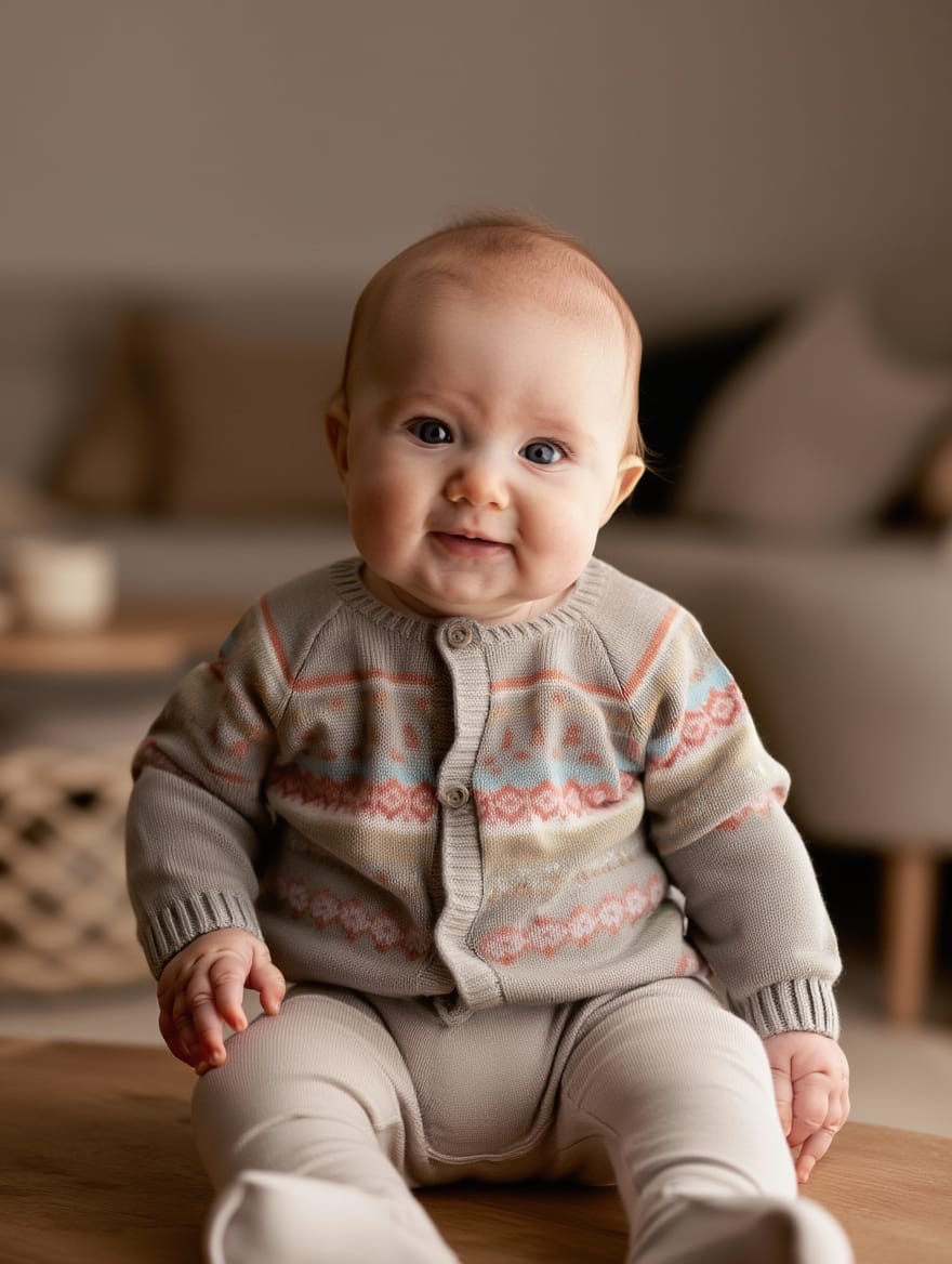 Chaqueta Tricotosa De Bebé