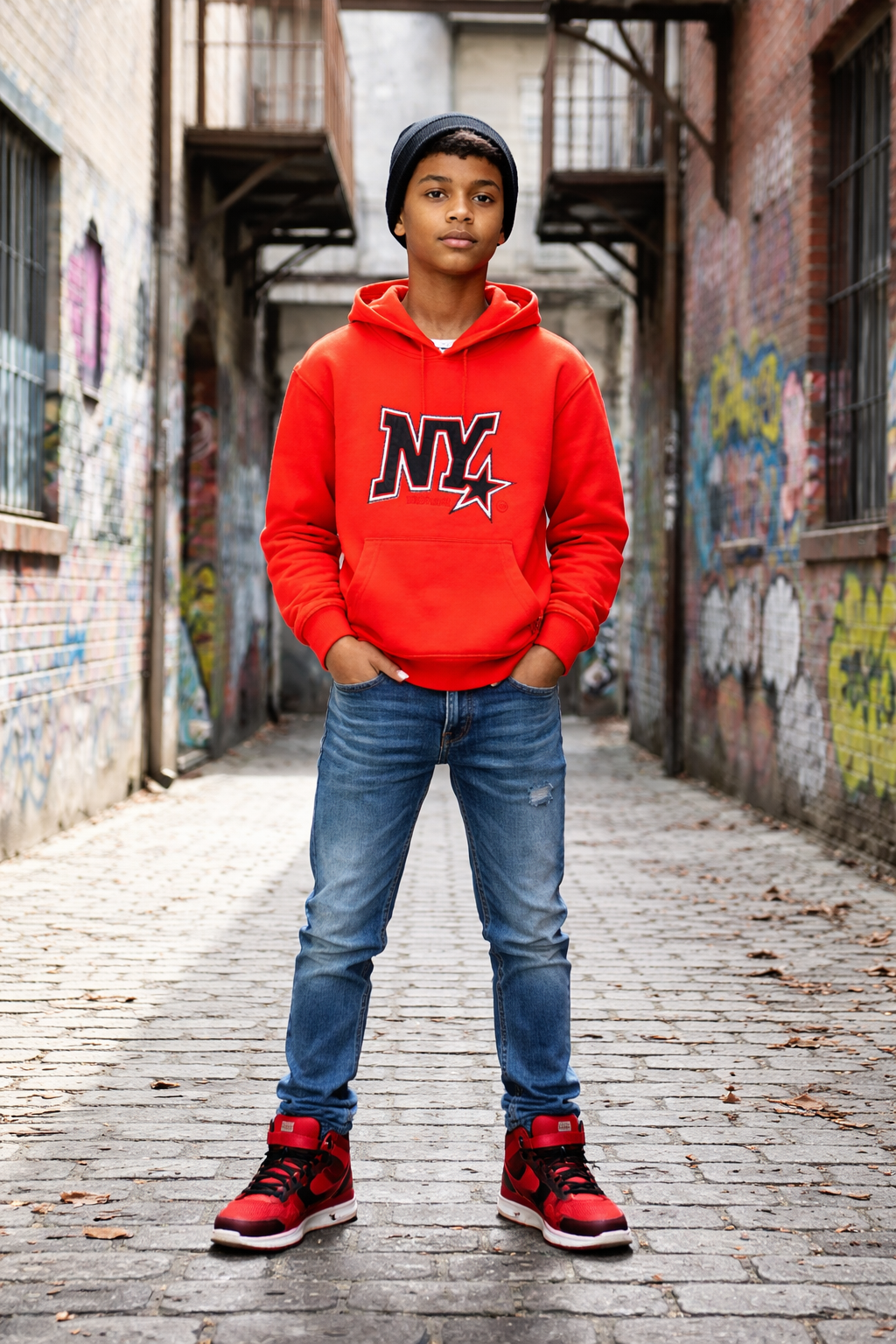 Sudadera capucha New York