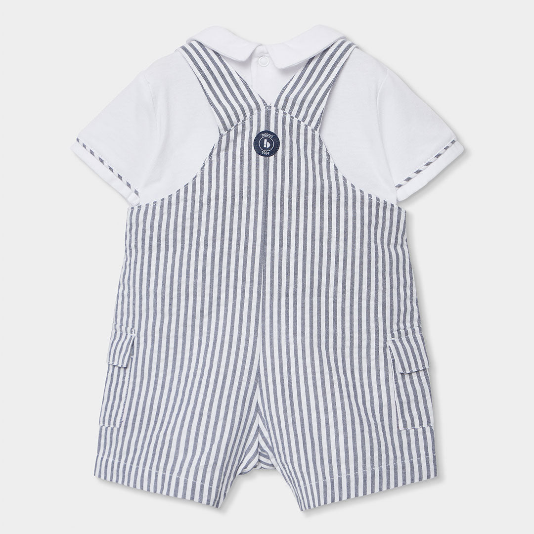 Conjunto marinero en punto combinado de bebé