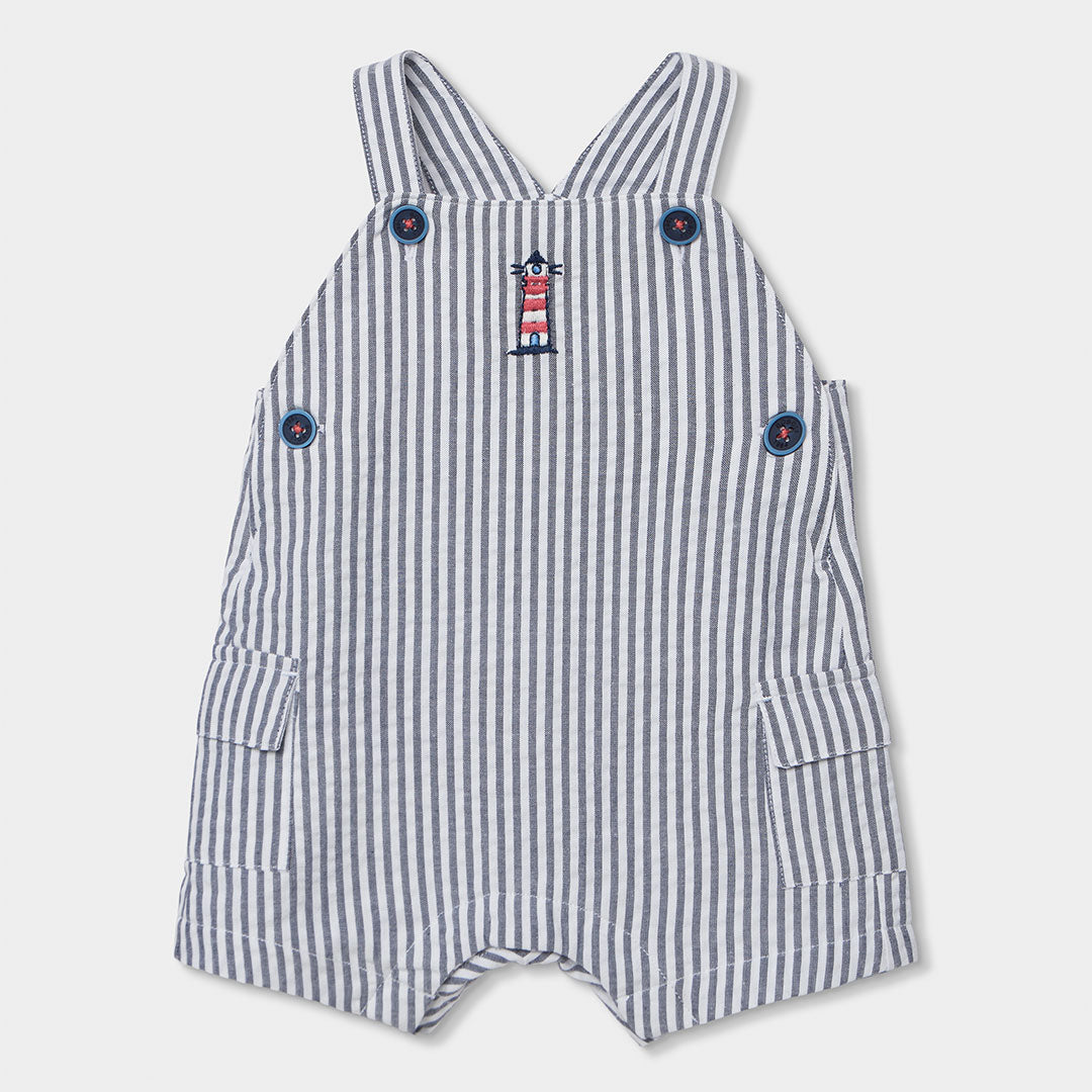 Conjunto marinero en punto combinado de bebé