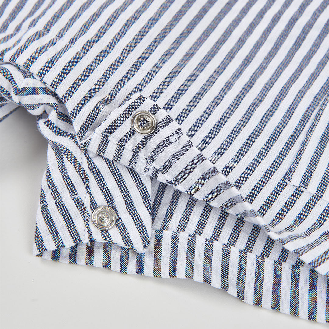 Conjunto marinero en punto combinado de bebé