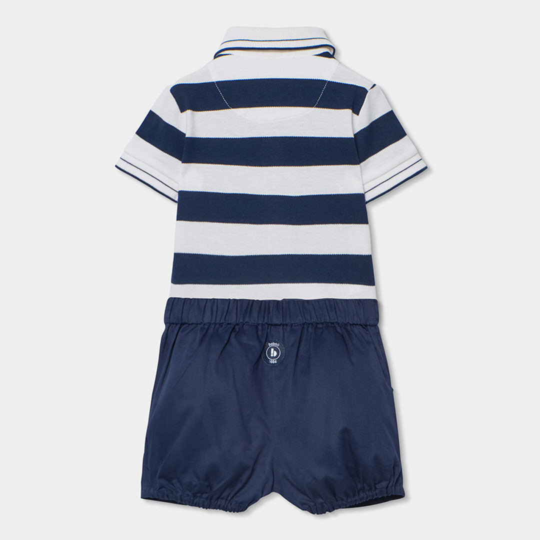 Conjunto marinero punto combinado de bebé