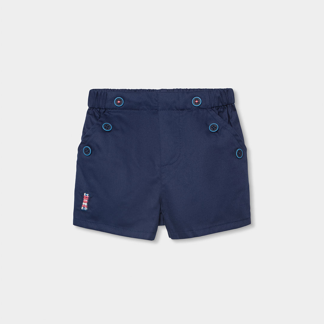 Conjunto marinero punto combinado de bebé