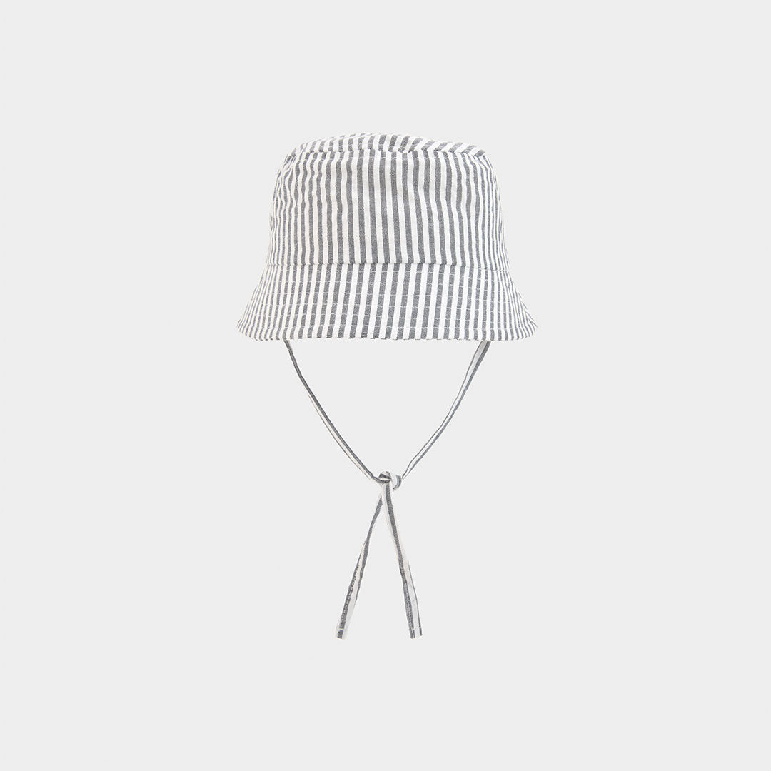 Gorro popelín listado de bebé