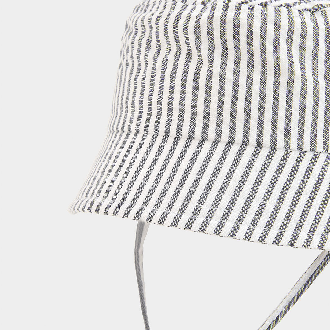 Gorro popelín listado de bebé