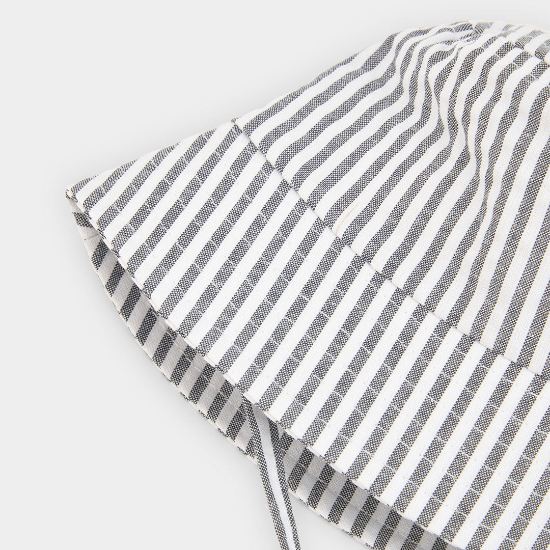 Gorro popelín listado de bebé