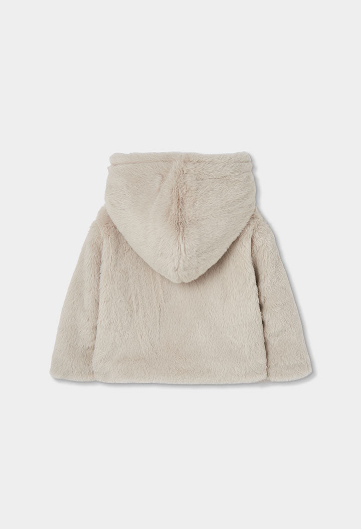 Chaqueta tricotosa reversible de bebé