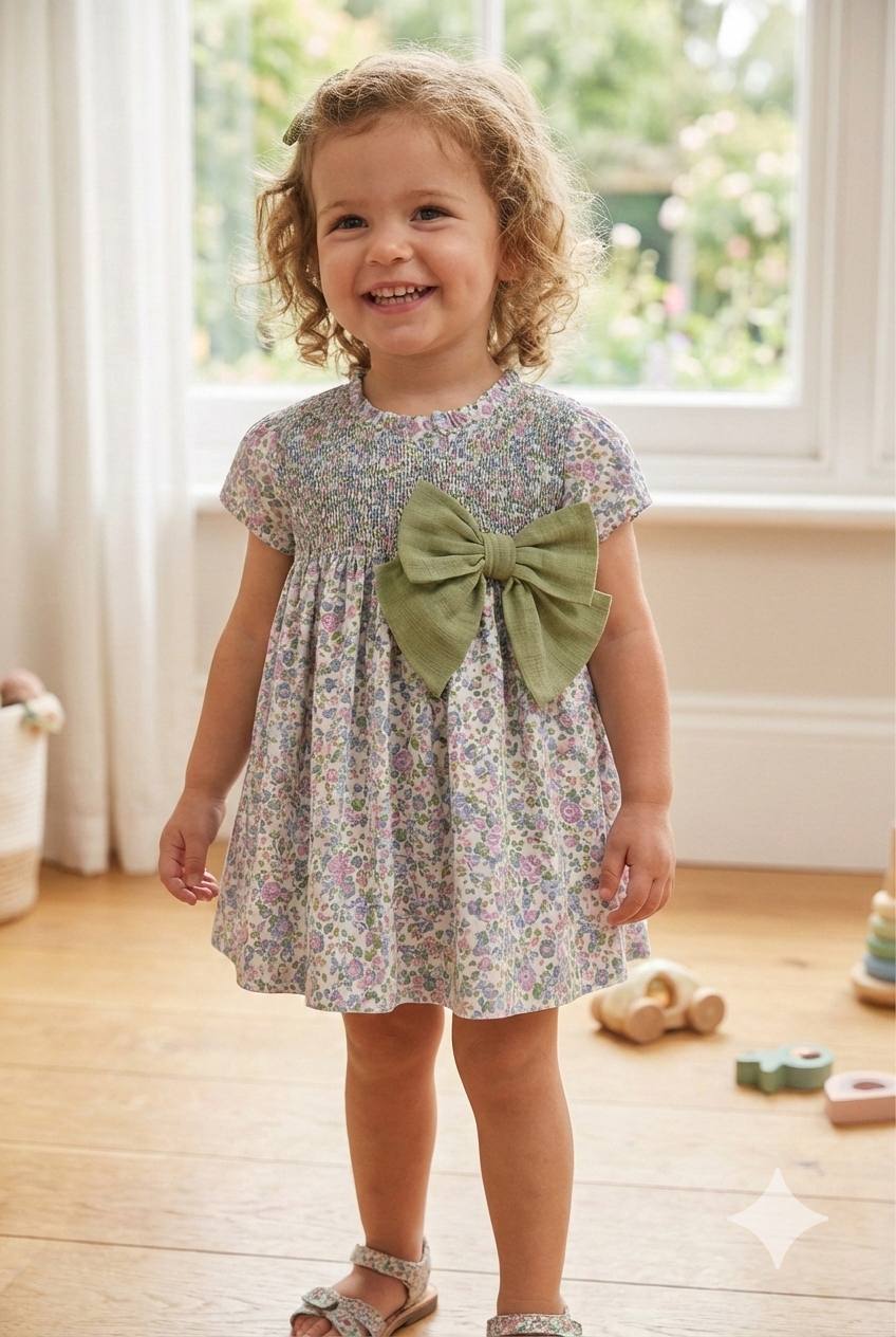 Vestido niña estampado Pisa