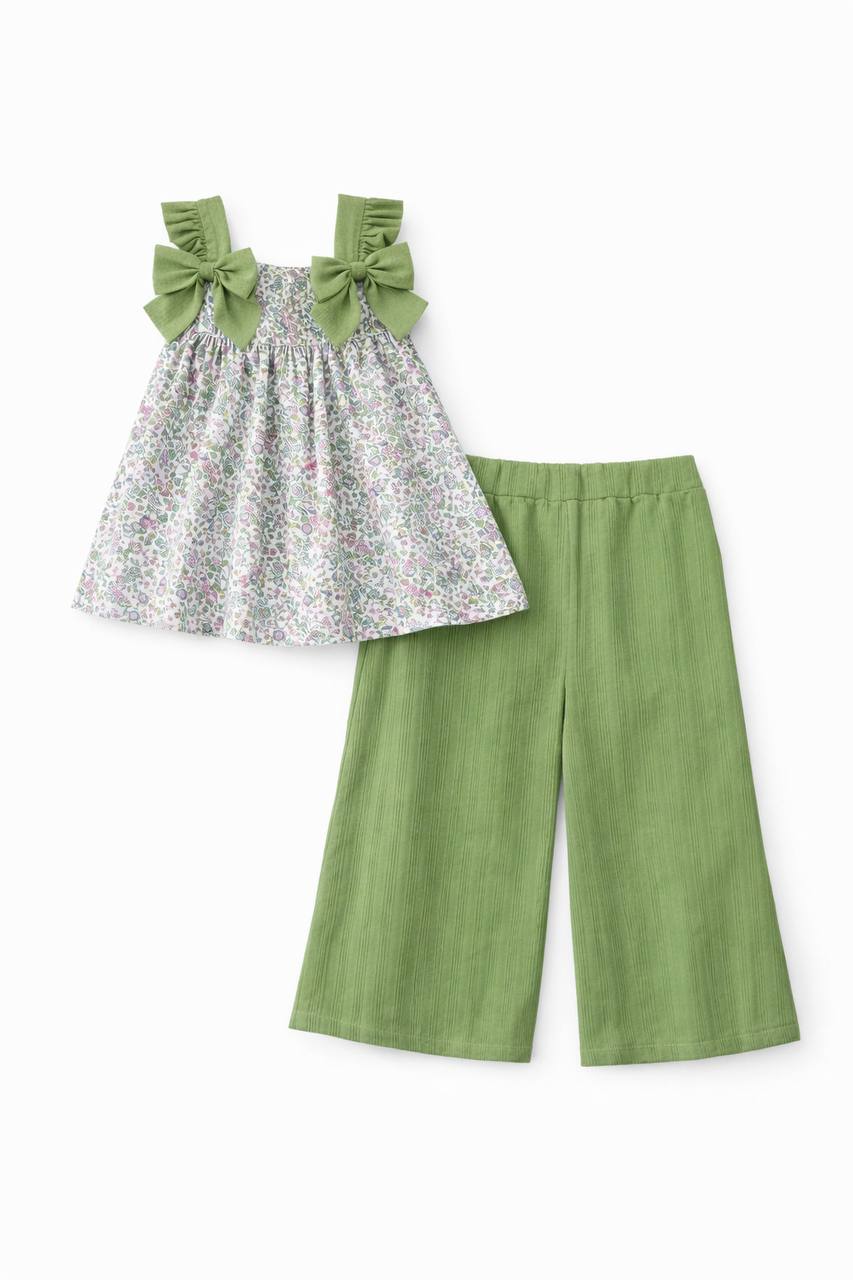 Conjunto niña top y pantalón Pisa