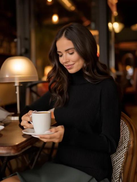 Jersey básico cuello alto