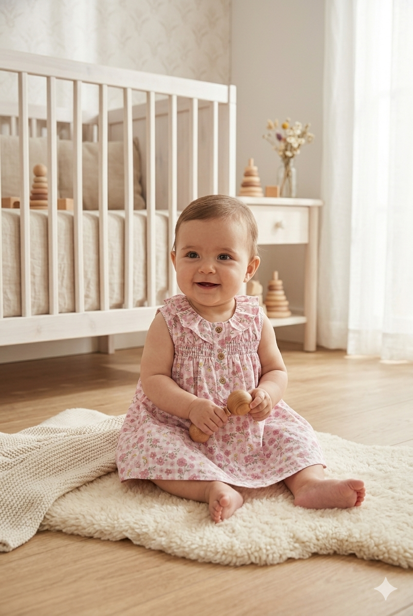 Vestido bebé estampado