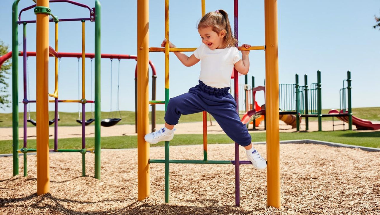 Pantalon Niña Felpa Marino