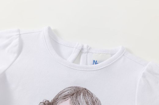 Camiseta Niña Flores