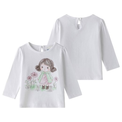 Camiseta Niña Flores