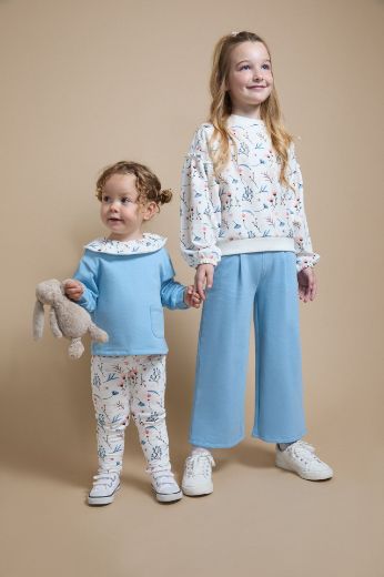 Sudadera Cuello Flores