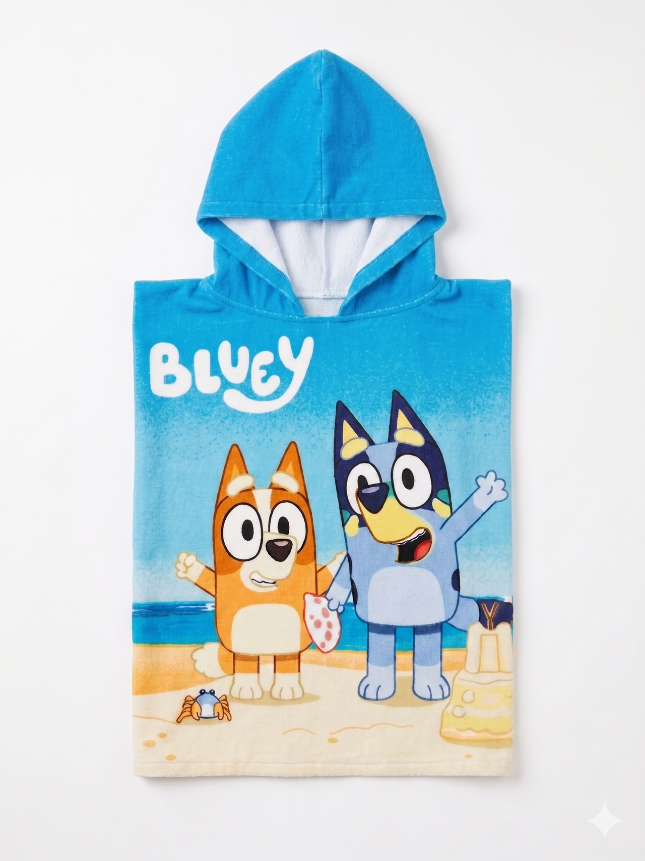 Poncho playa Bluey unisex
