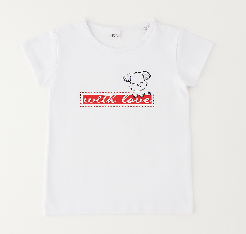 Conjunto niña 3 piezas con falda pantalón