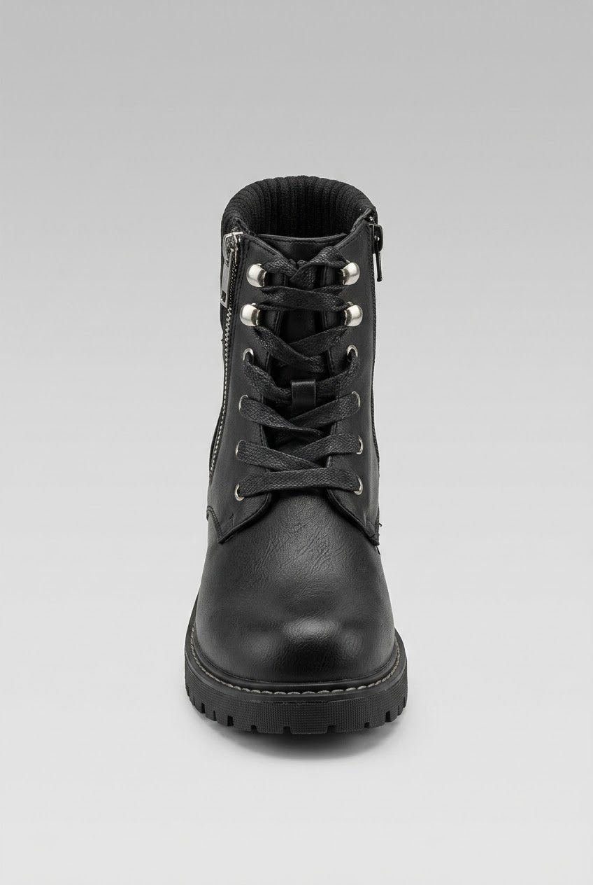Bota motera cremallera