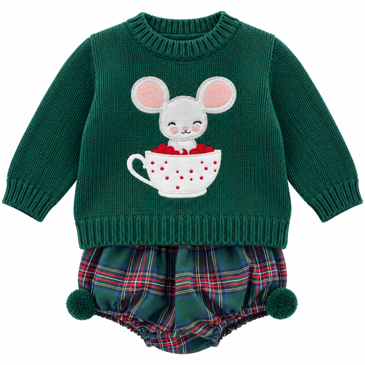 Conjunto jersey con braga ratón bebe niño