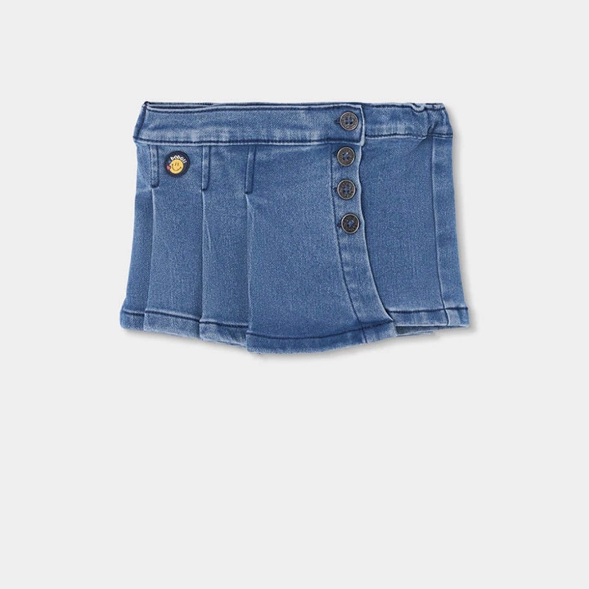 Falda denim punto de niña