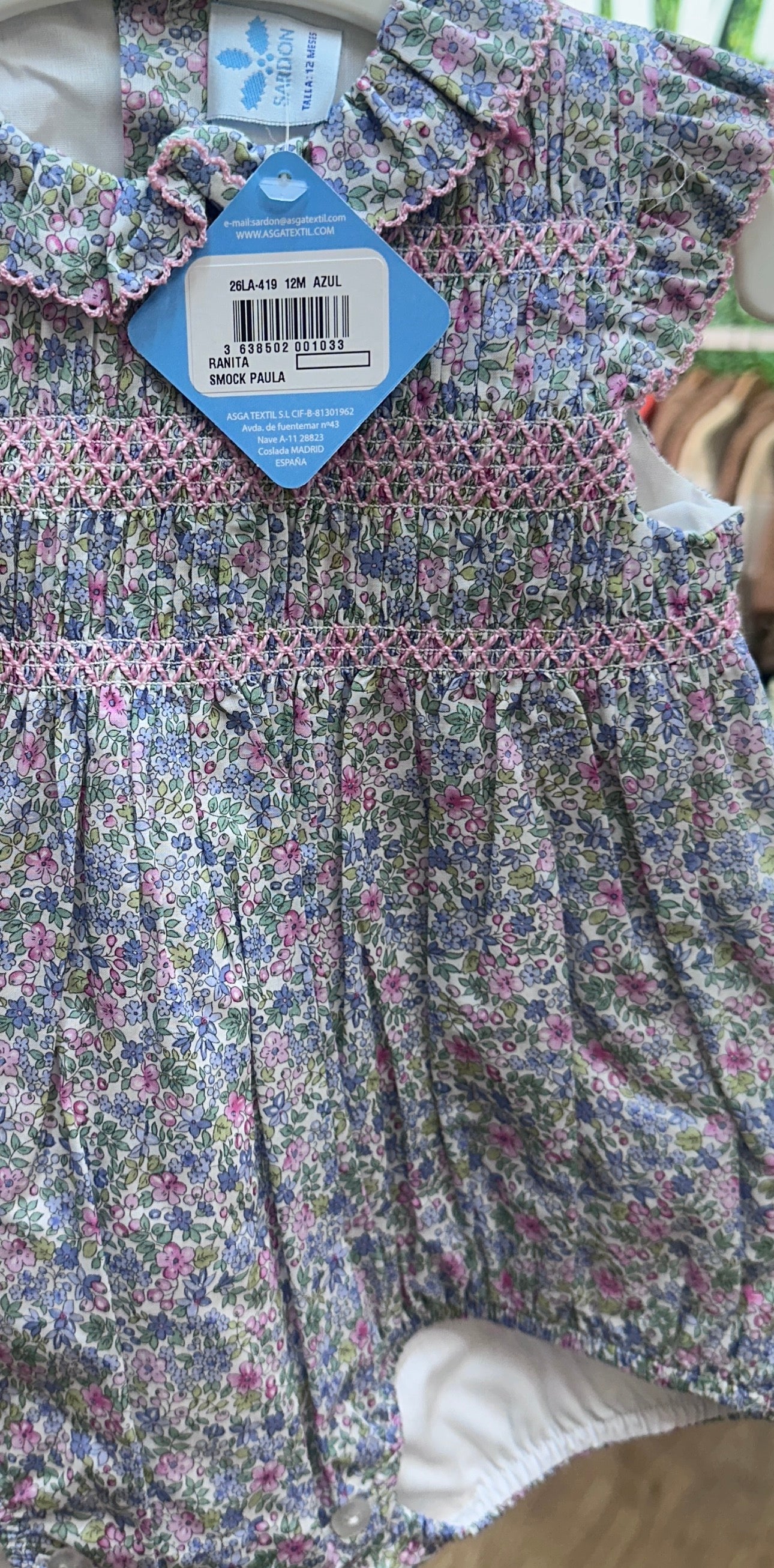 Conjunto ranita Paula