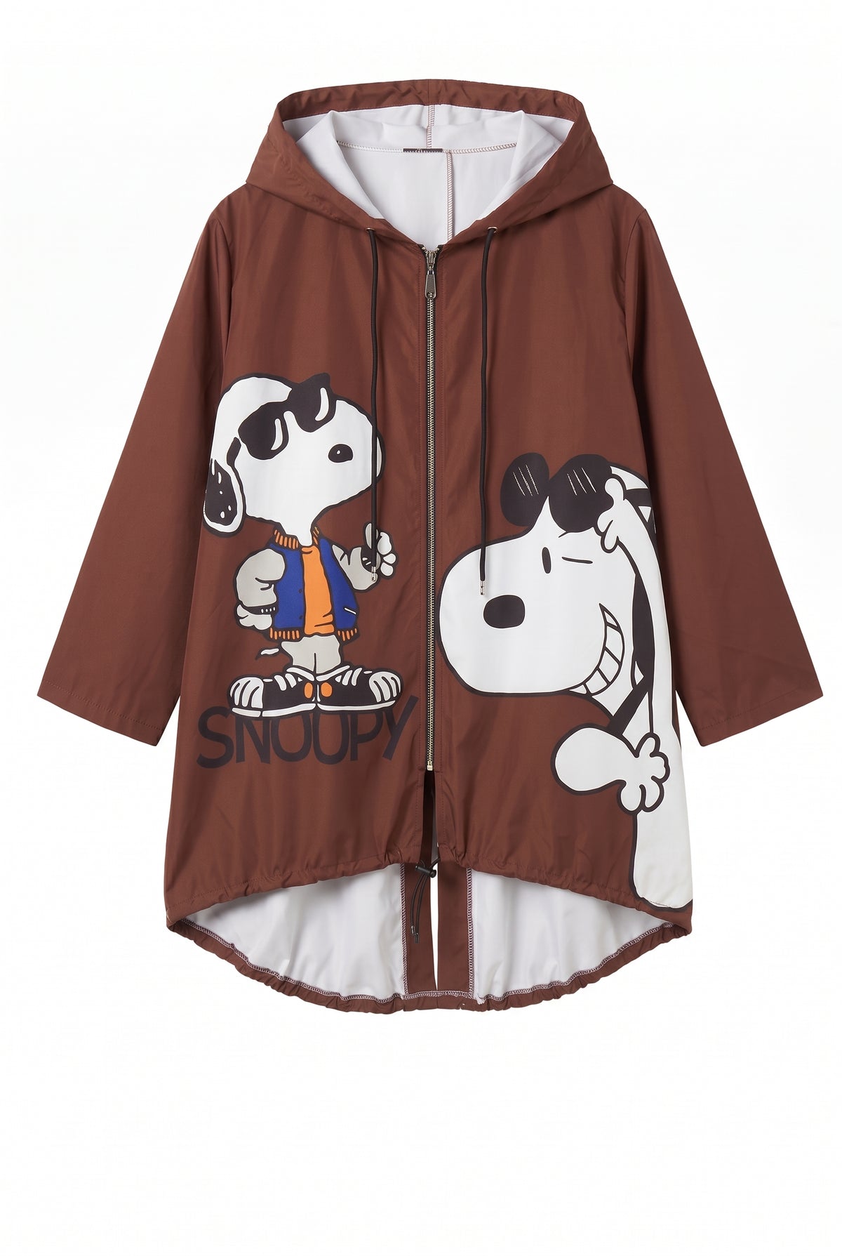 Chubasquero sin forro interior Snoopy mujer