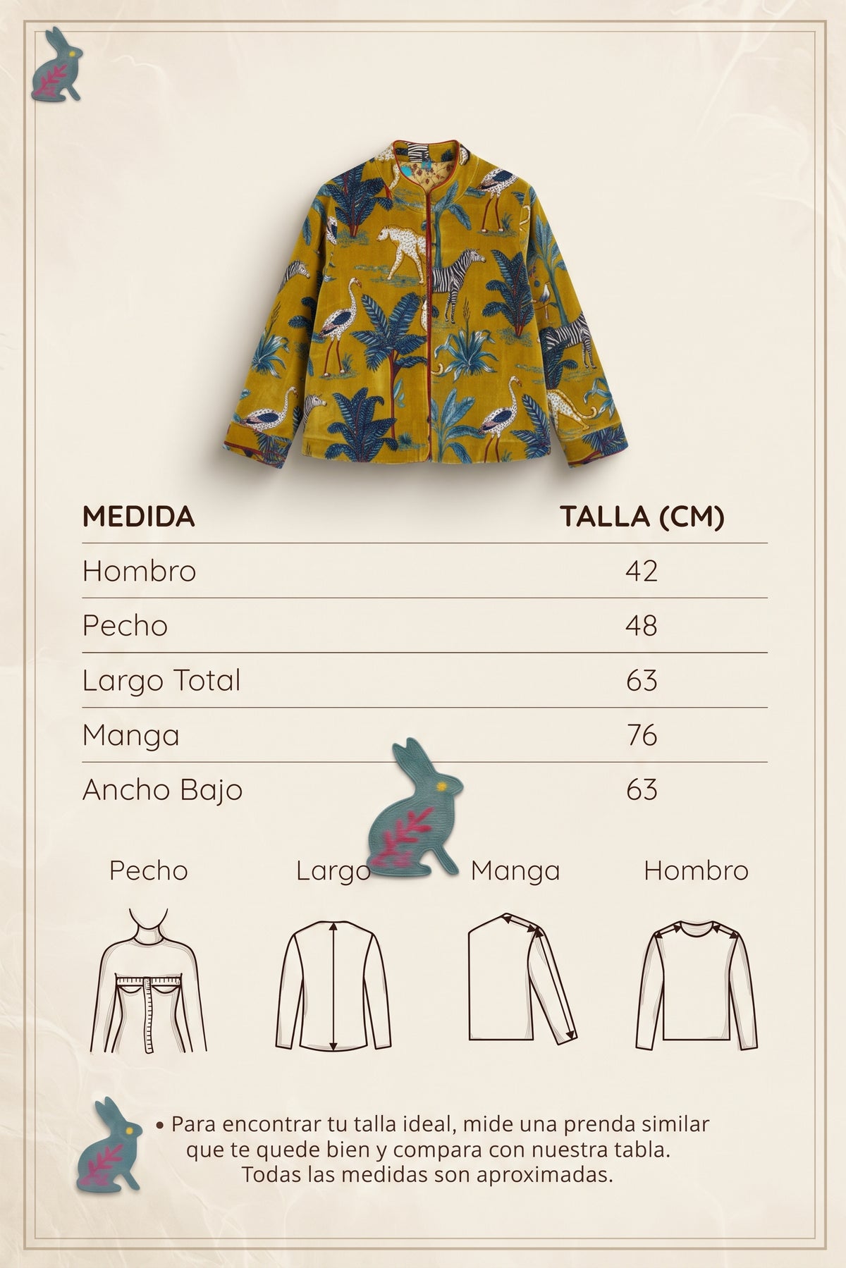 Chaqueta mujer bordada Suzani