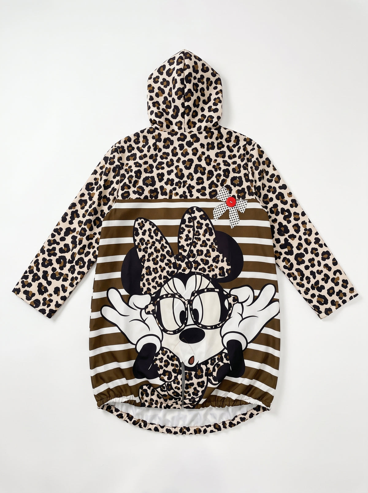 Chubasquero sin forro interior Minnie animal print mujer