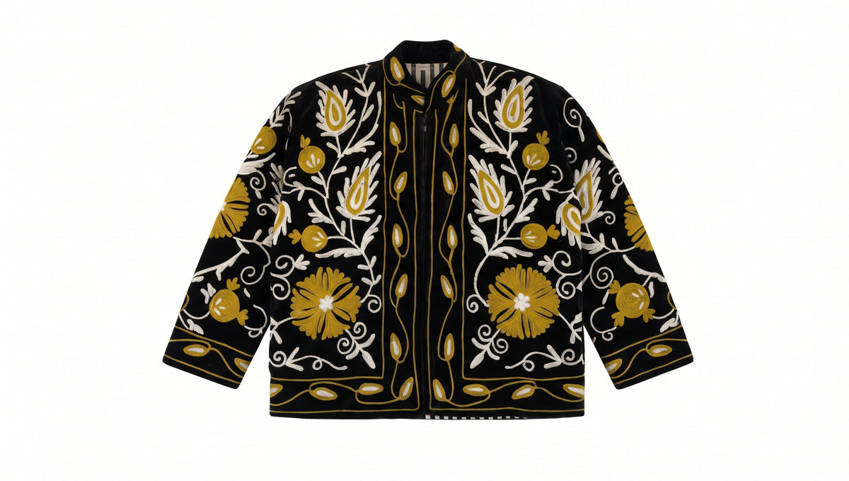 Chaqueta bordada mujer Suzani