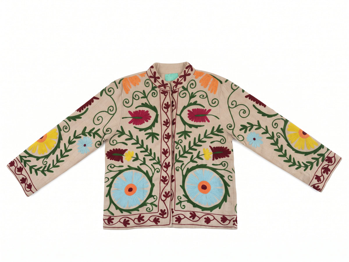 Chaqueta bordada mujer  Suzani