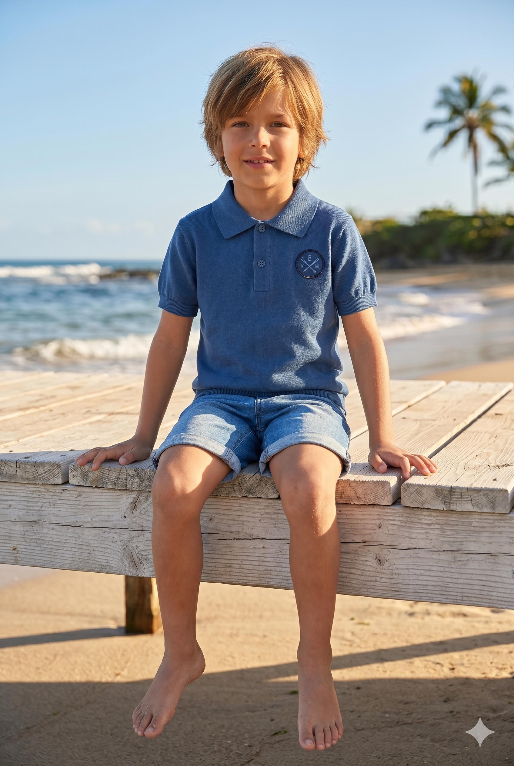 Polo tricotosa de niño
