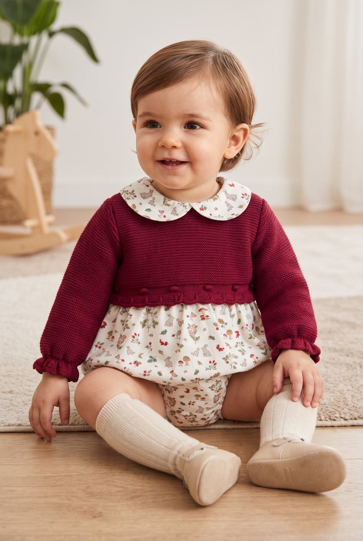 Ranita Setitas cuello bebe niña