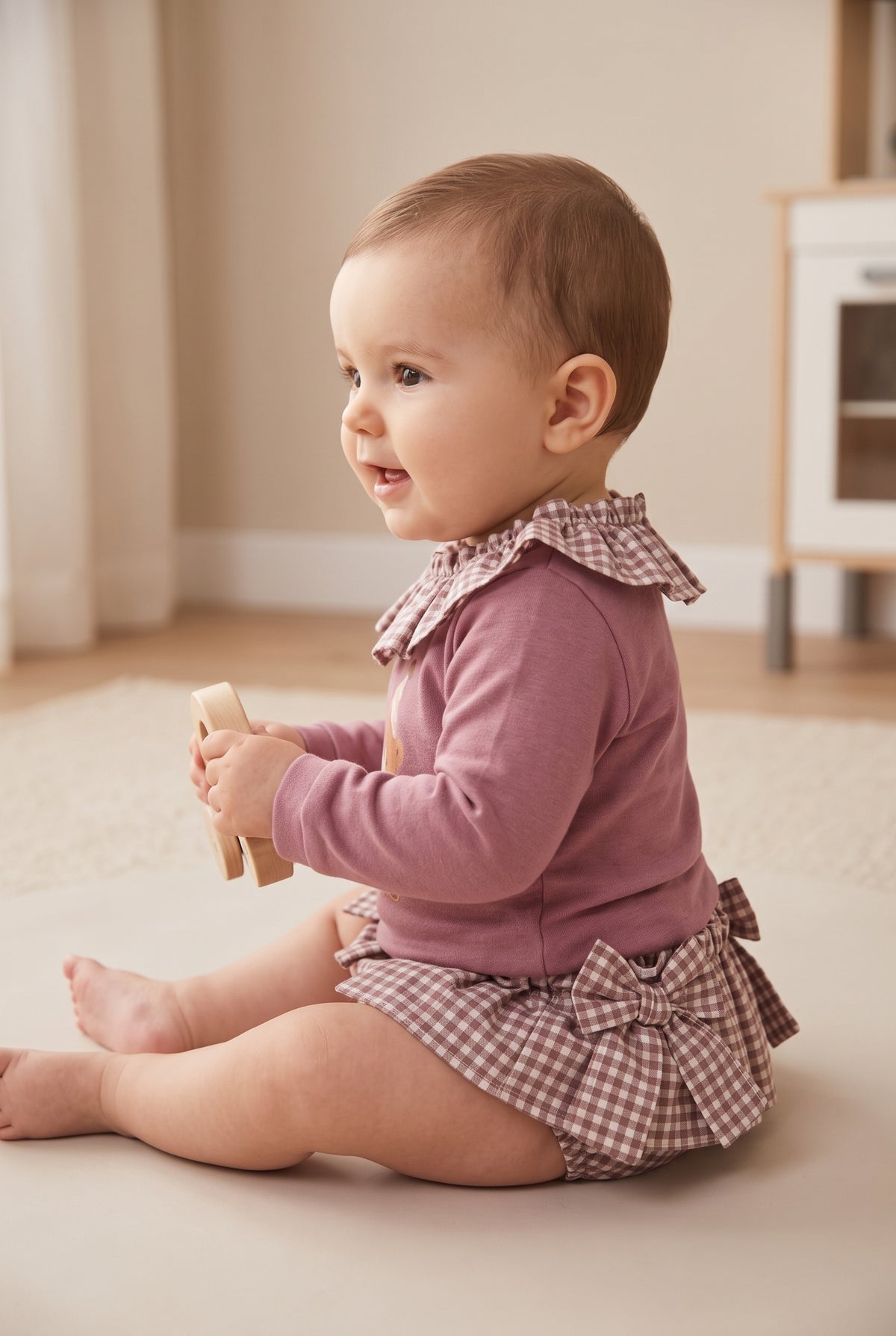 Conjunto bebé niña manga larga