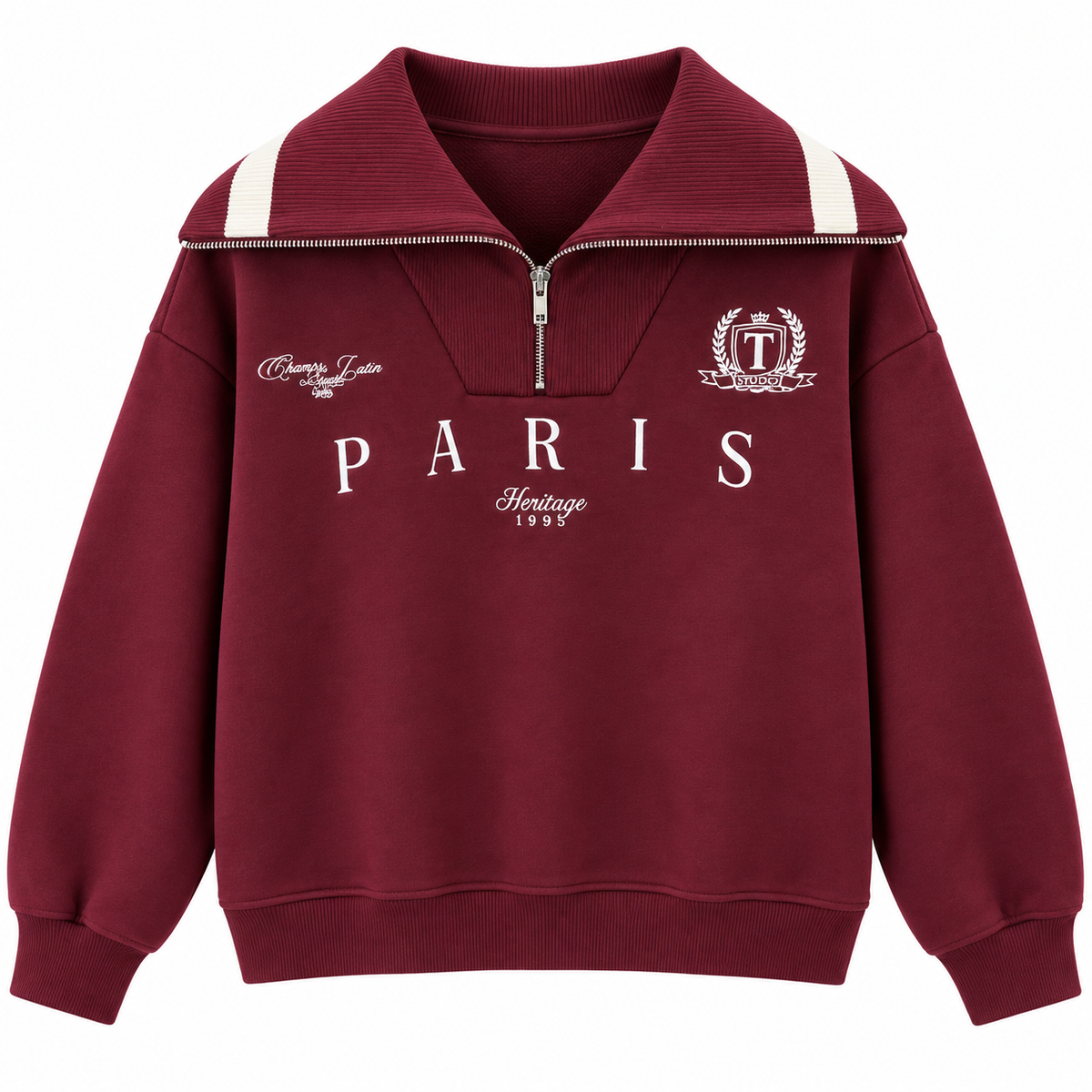 Sudadera granate PARIS