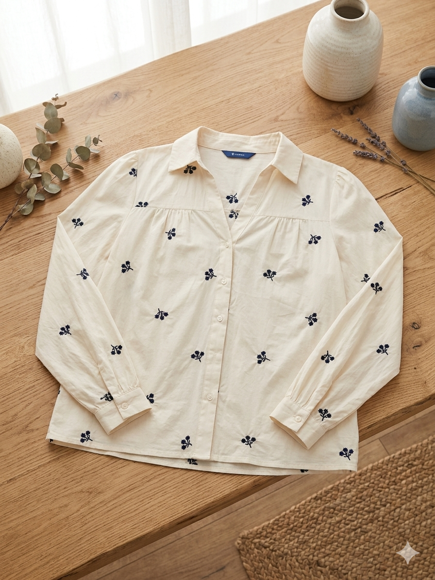 Camisa Bordada