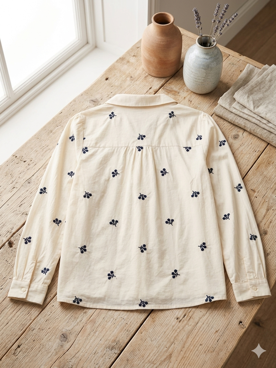 Camisa Bordada