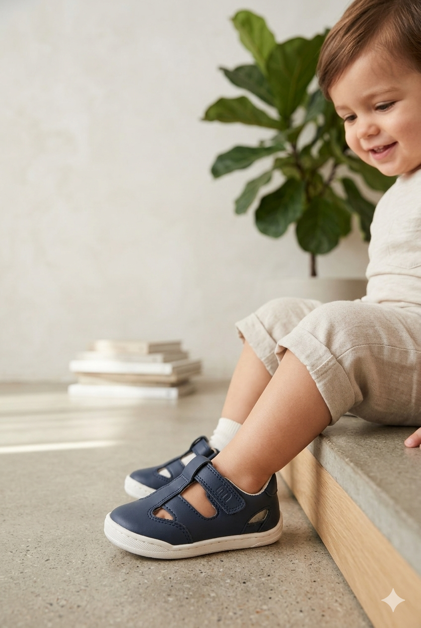 Sandalia bebé respetuosa