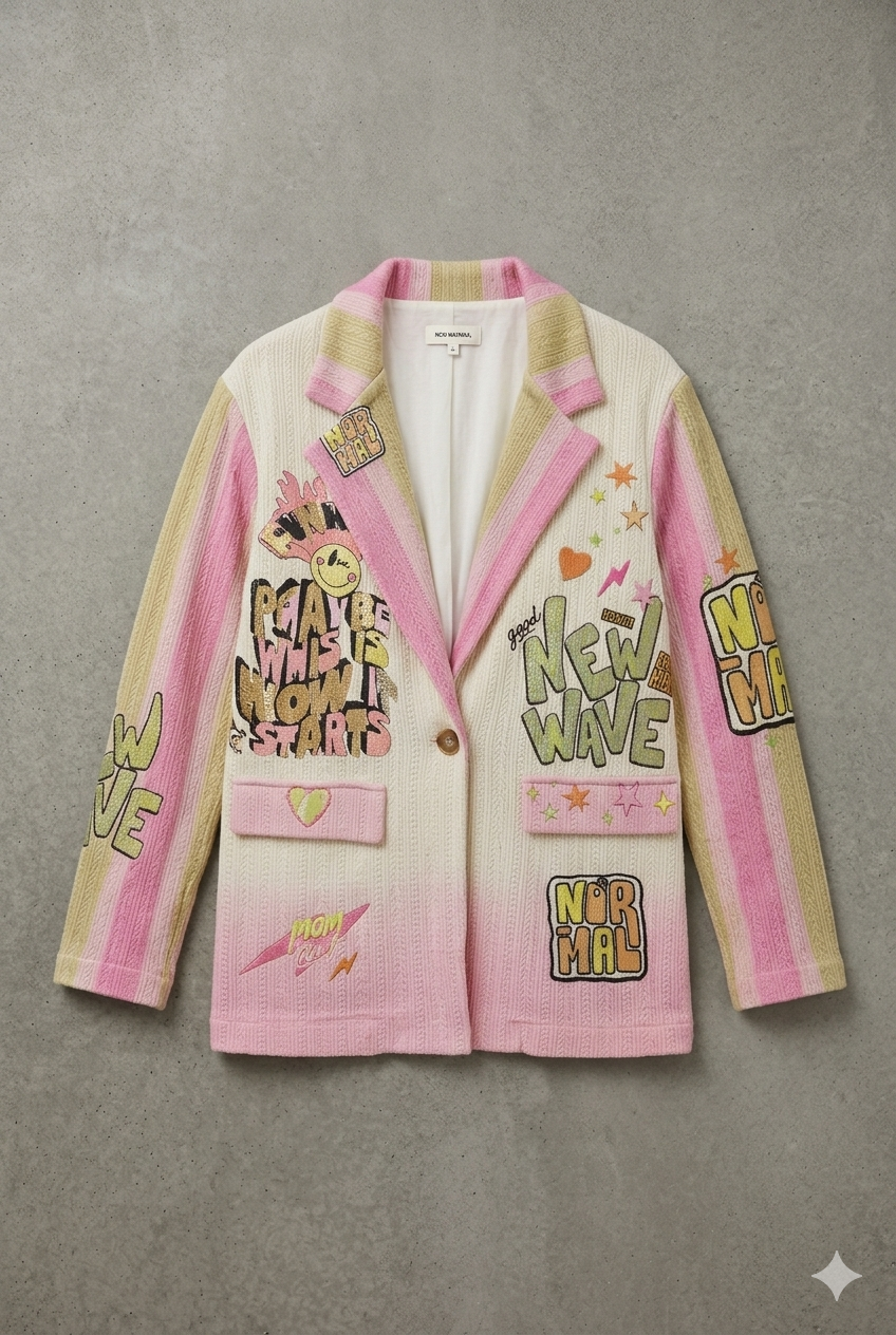 Americana estampada Smile