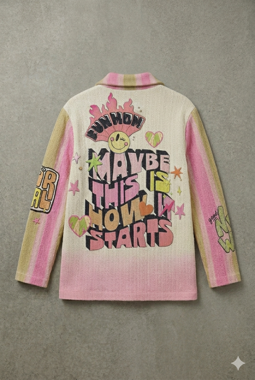 Americana estampada Smile