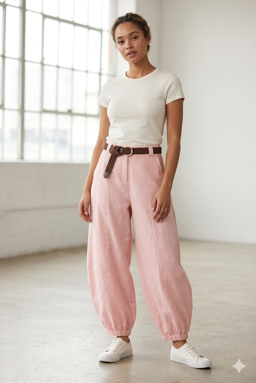 Pantalón con cinturón