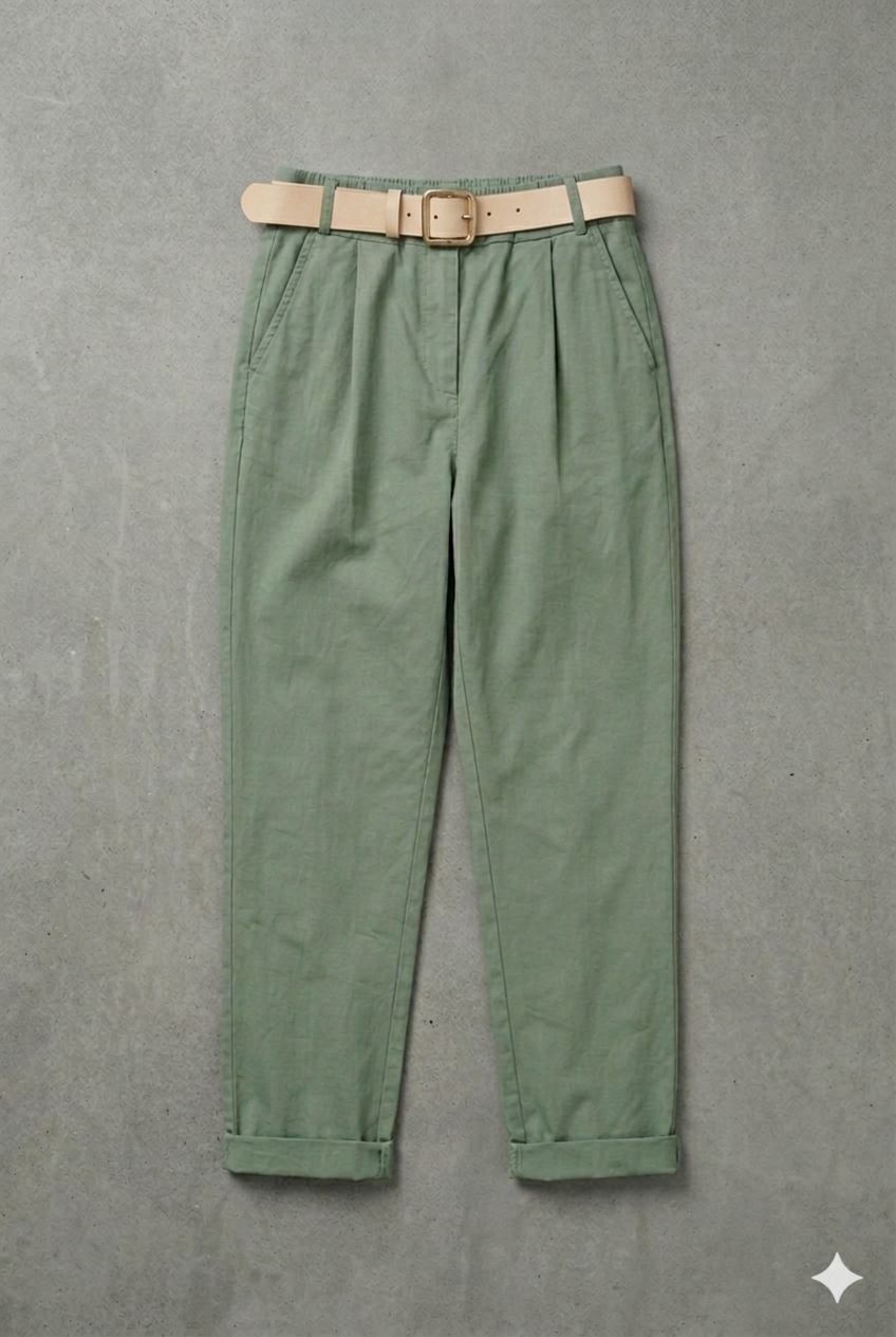 Pantalón con cinturón