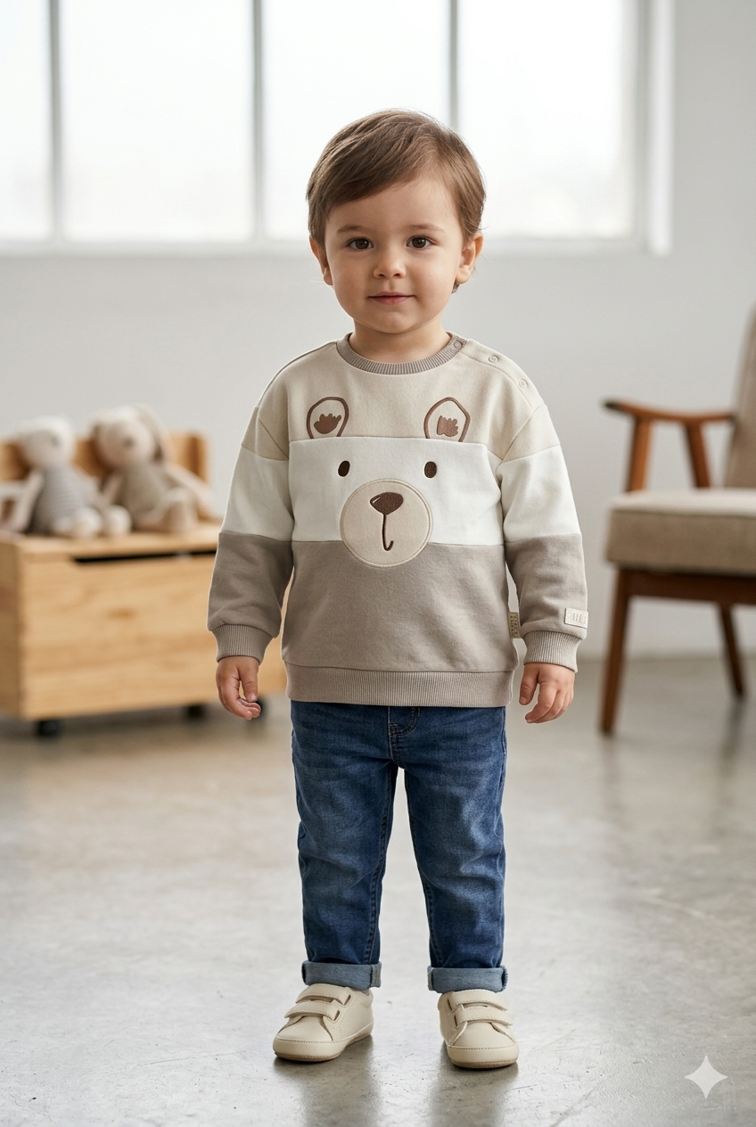 Sudadera Bloques Oso