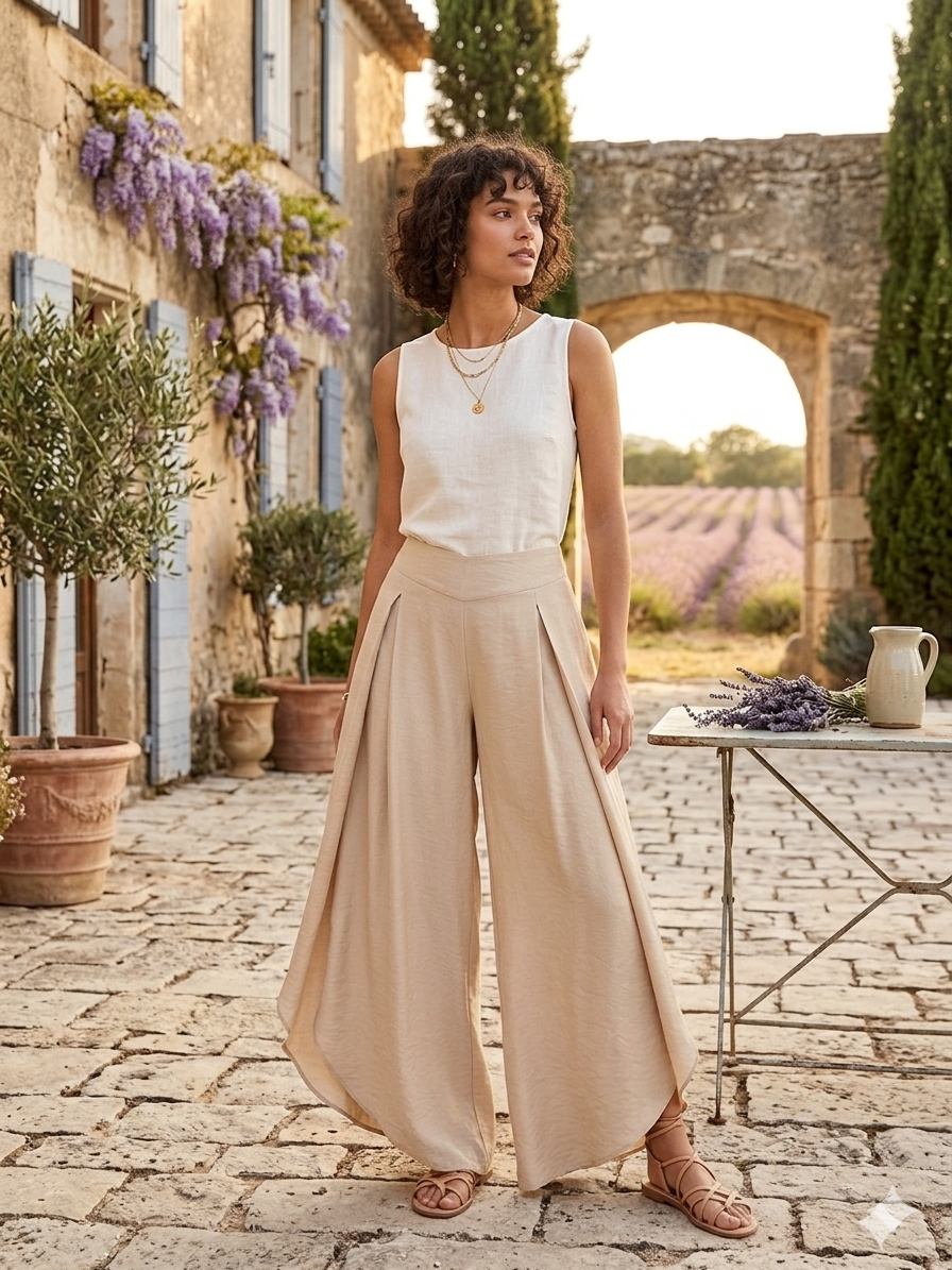 Pantalón fluido