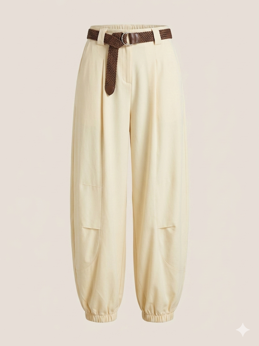 Pantalón con cinturón