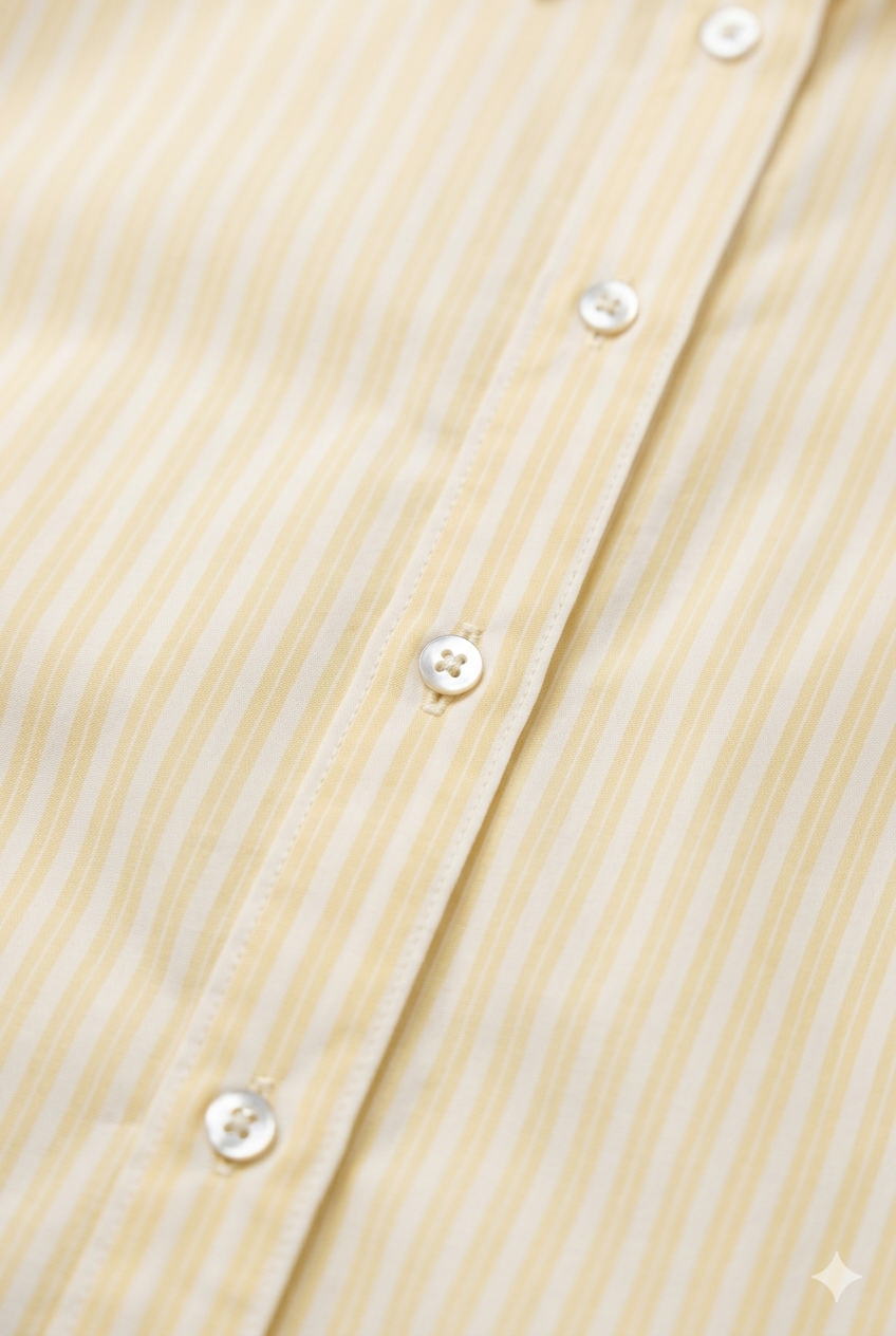 Camisa rayas corte recto