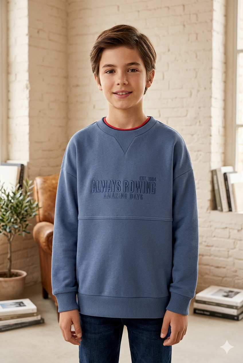 Sudadera felpa tintada de niño