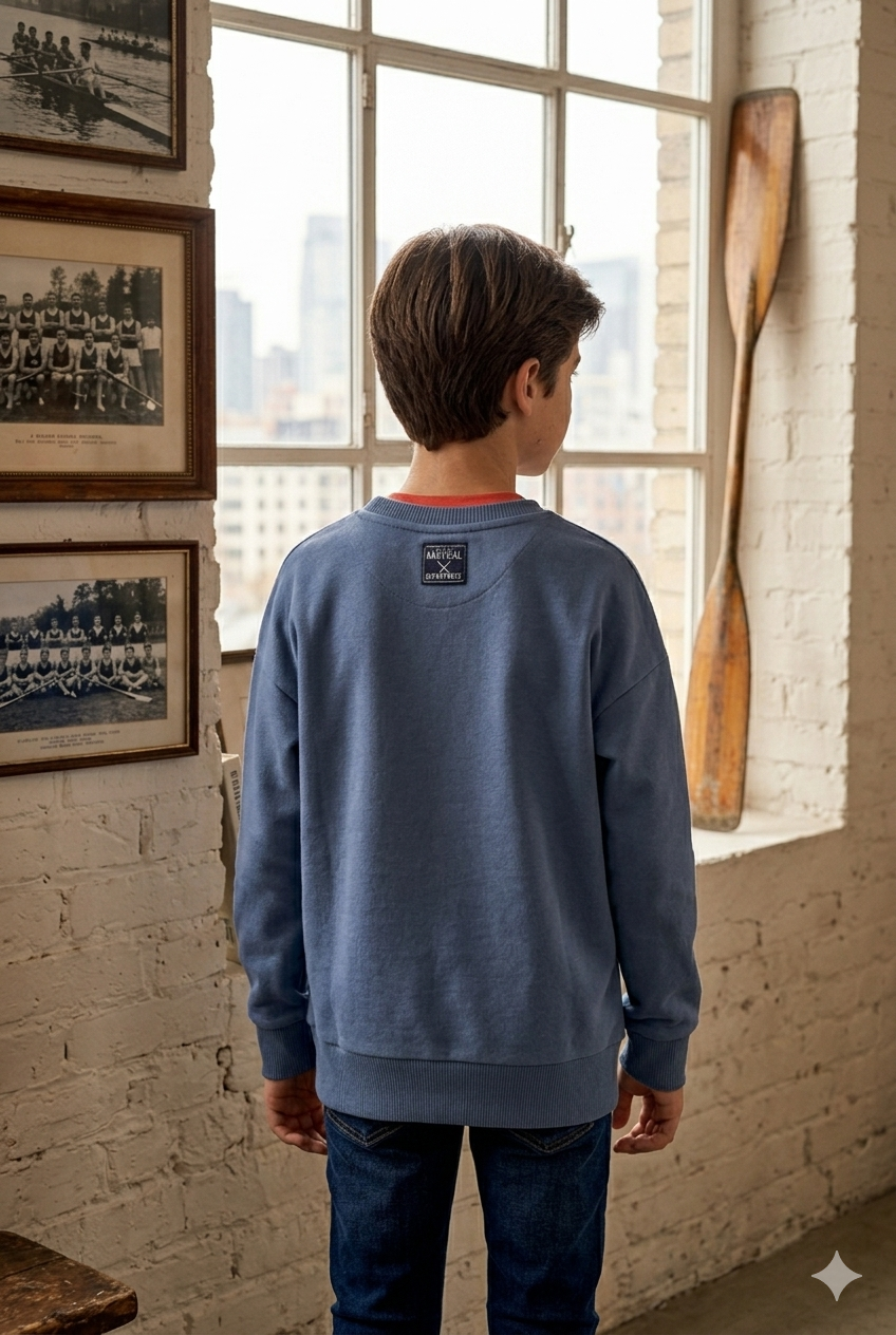 Sudadera felpa tintada de niño