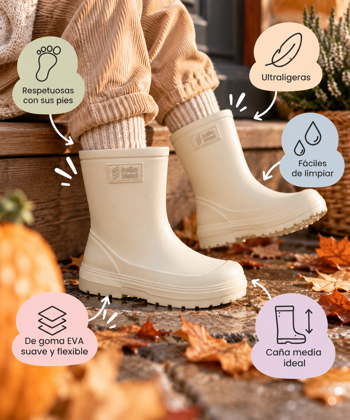Bota de agua respetuosa hellobland