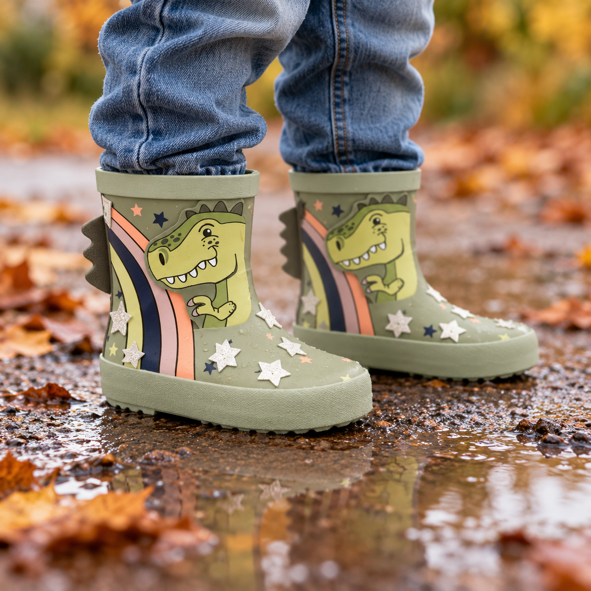 Bota De Agua Verde Cocodrilo