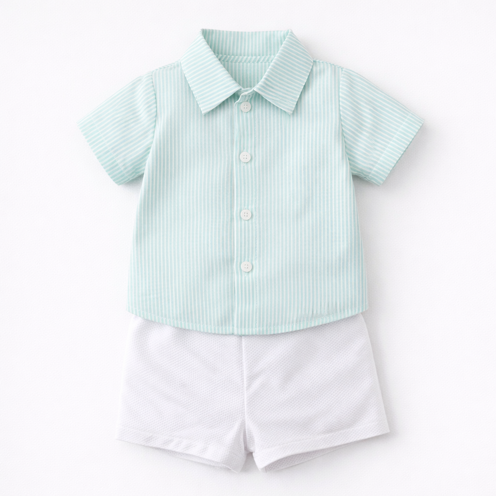Conjunto bebé camisa y pantalón Carla
